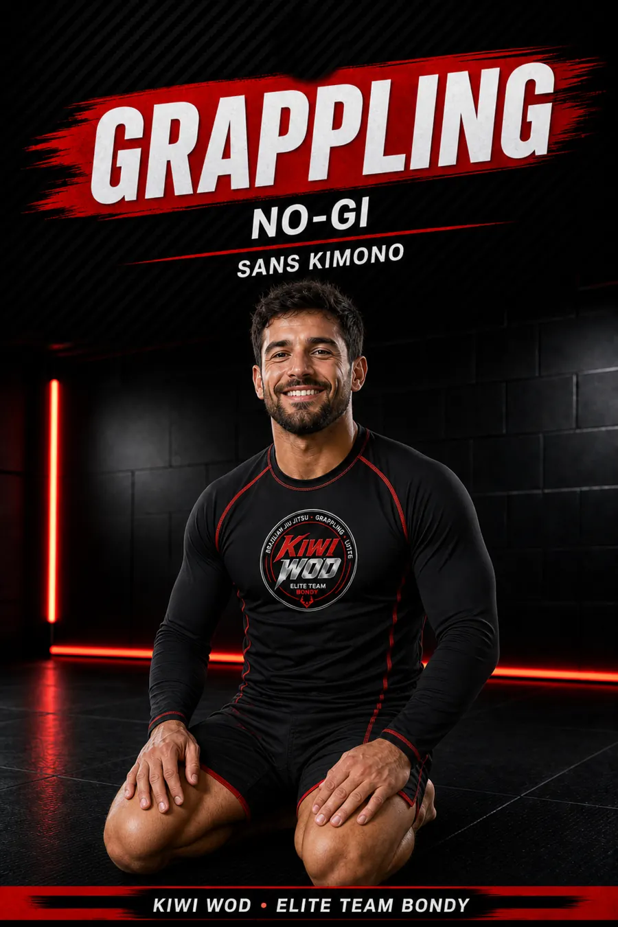 Cours grappling adultes Bondy Kiwi Wod