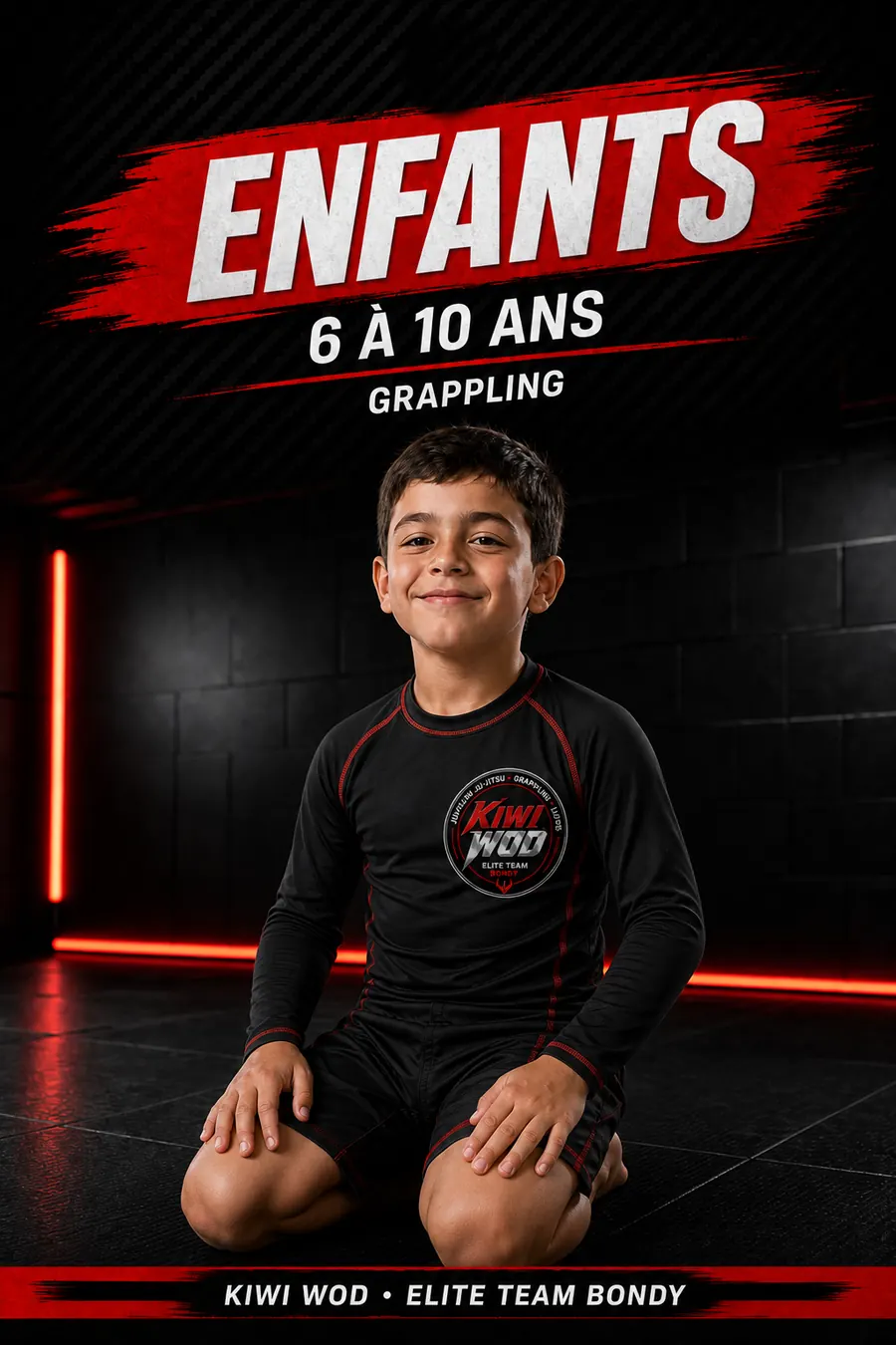 Cours grappling enfants 6-10 ans à Bondy
