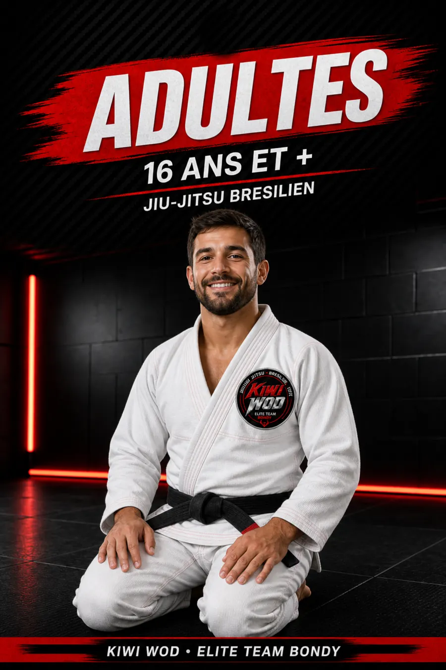 Cours jiu-jitsu brésilien adultes Bondy Kiwi Wod